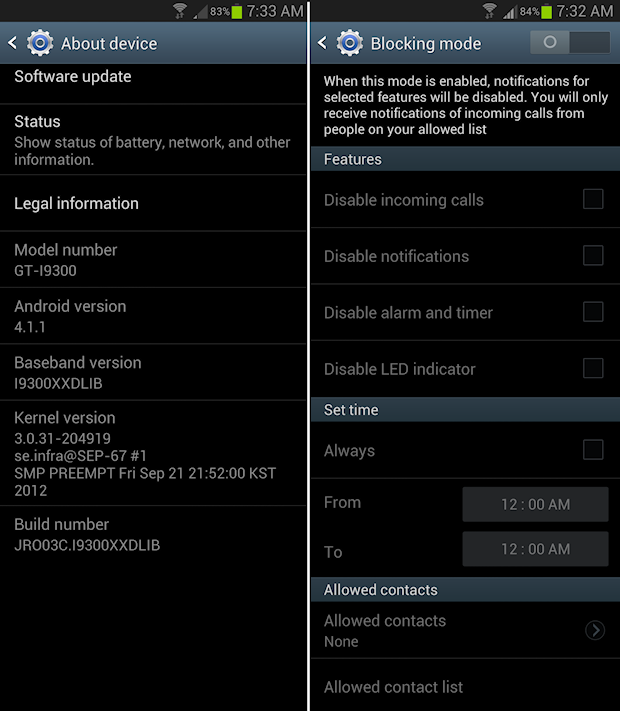 Galaxy S3 Status Bar Download